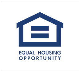 Equal Housing Opportunity logo with a house and equal sign.